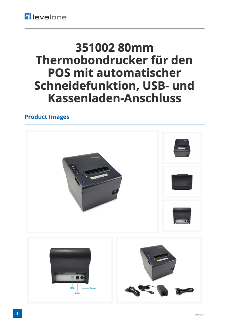 Page 1 de la notice Fiche technique Equip 351002