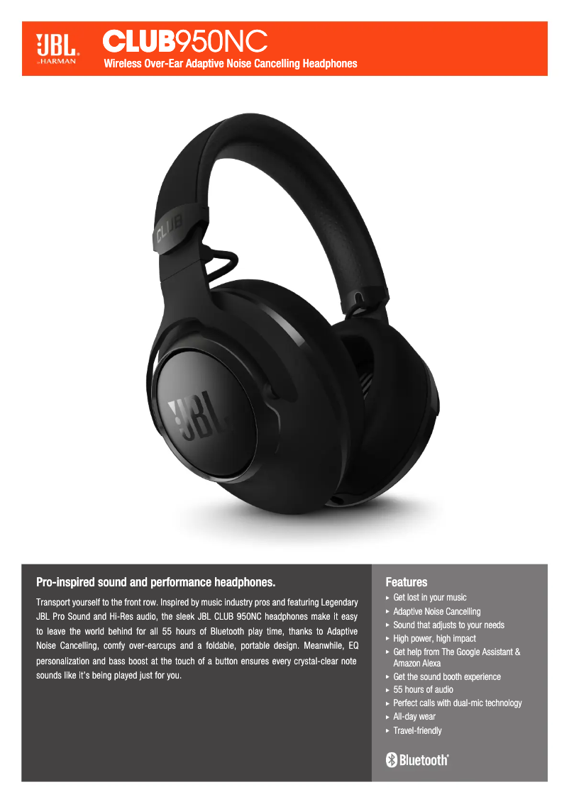 Image de la première page du manuel de l'appareil Club 950NC