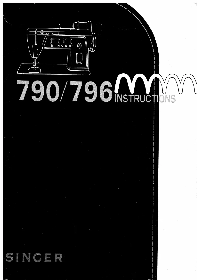 Page n°1 - Manuel utilisateur Singer 796