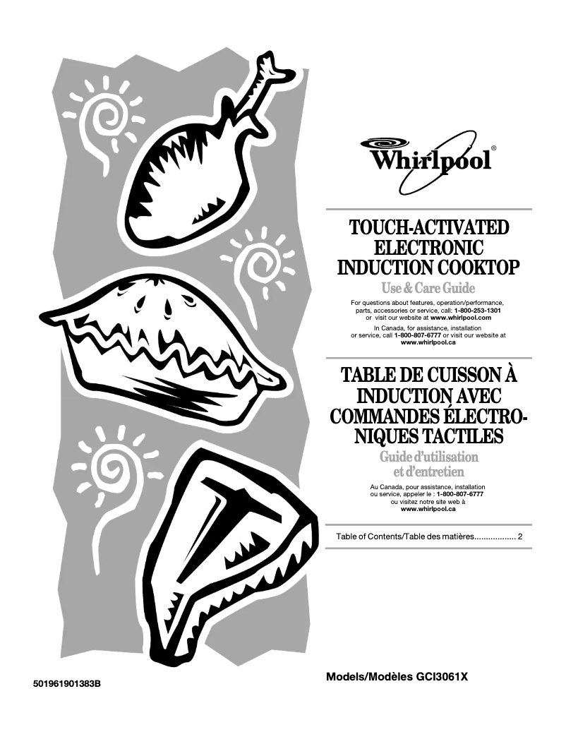 Imagen de la primera página del manual del dispositivo GCI3061XB