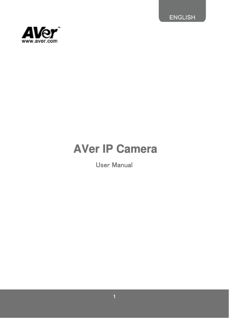 Page 1 de la notice Manuel utilisateur AVer SF2121H-DVR