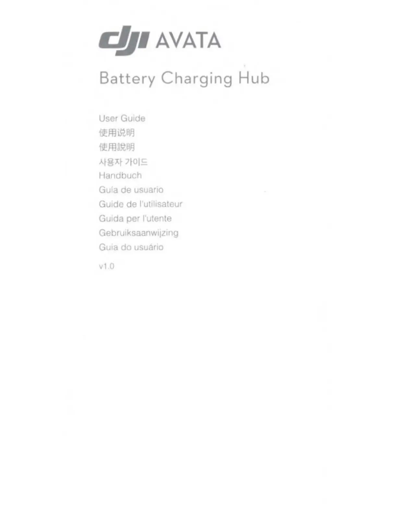 Page 1 de la notice Mode d'emploi DJI Avata Battery Charging Hub