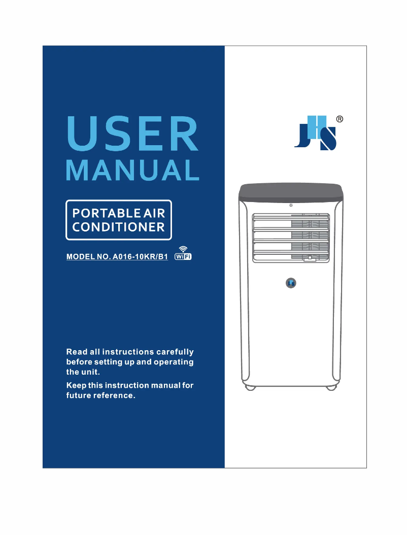 Page 1 de la notice Manuel utilisateur JHS A018C-08KR