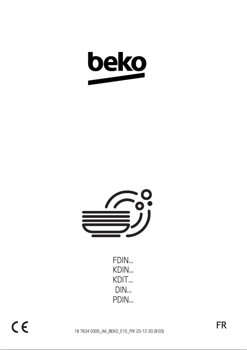 Page n°1 - Manuel utilisateur Beko PDIN25311