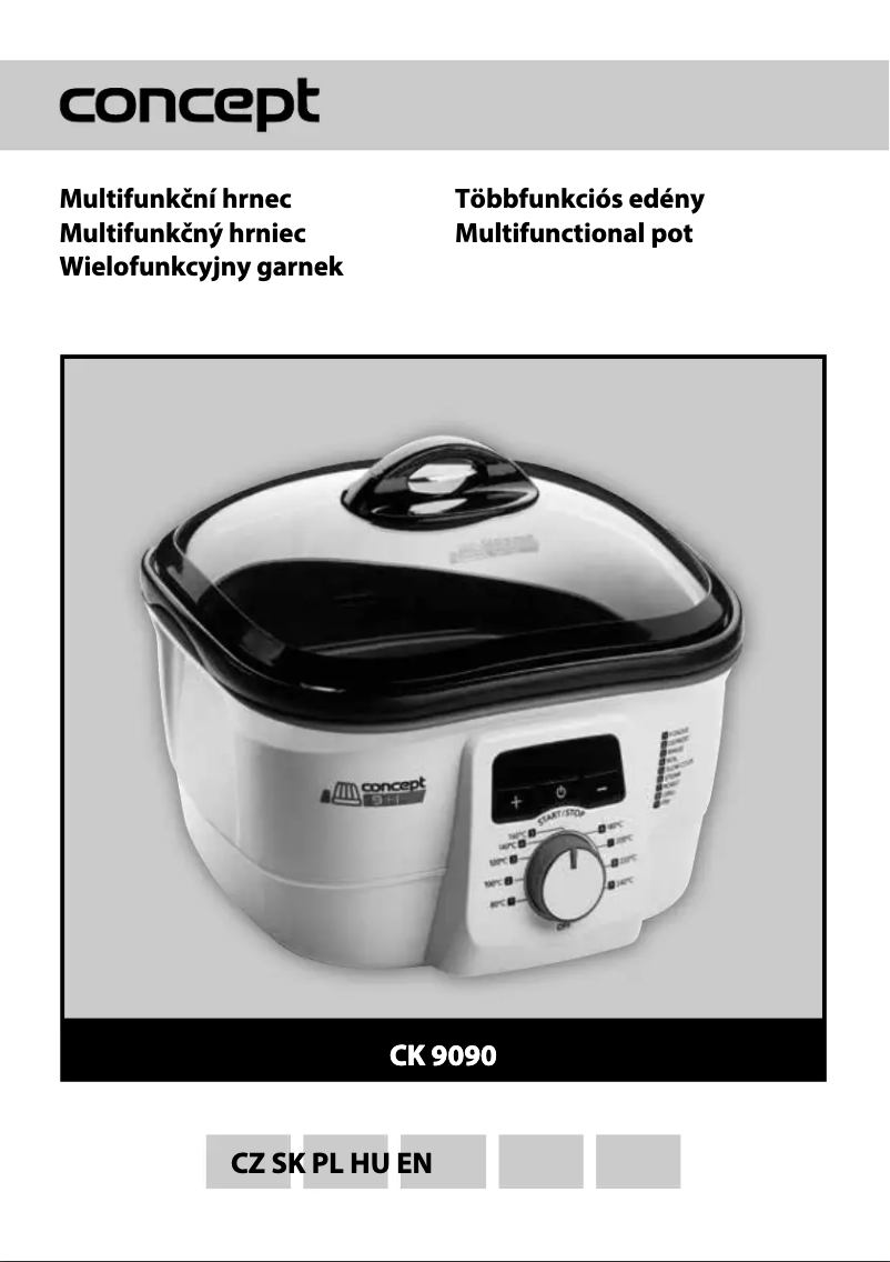 Page 1 de la notice Manuel utilisateur Concept CK-9090