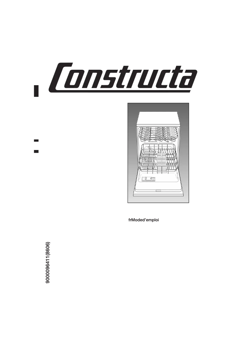 Page n°1 - Manuel utilisateur Constructa CG 463J8