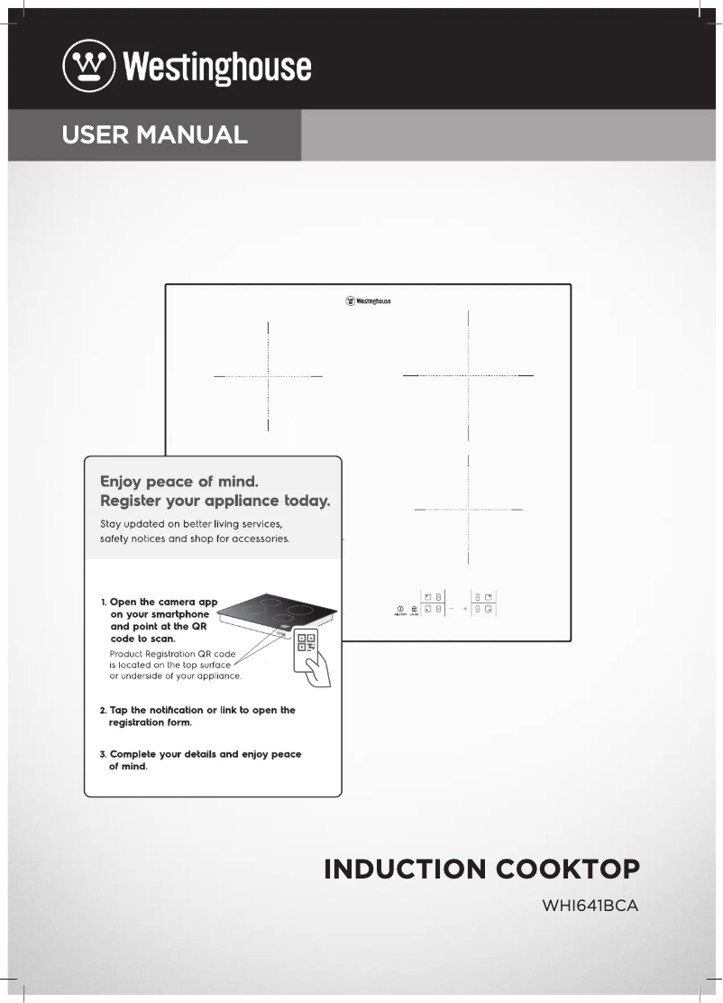 Page n°1 - Manuel utilisateur Westinghouse WHI641BCA