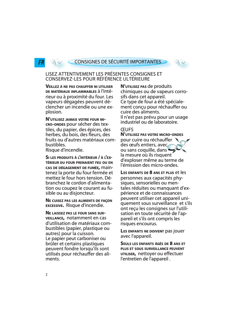 Page 1 de la notice Manuel utilisateur Whirlpool AMW 730