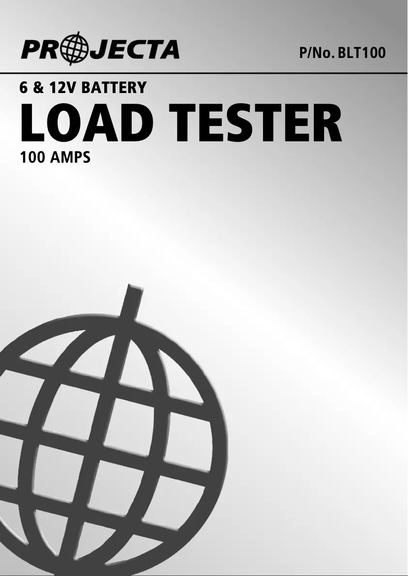 Image de la première page du manuel de l'appareil BLT100