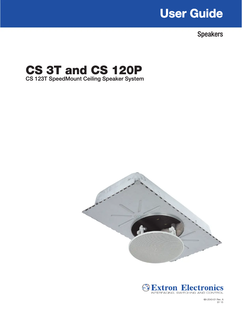 Image de la première page du manuel de l'appareil CS 123T