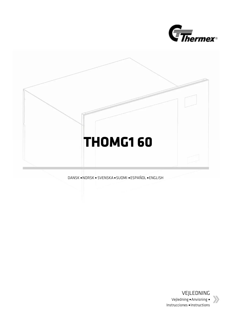 Page n°1 - Manuel utilisateur Thermex THOMG1