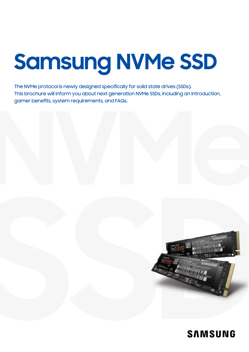 Page 1 de la notice Manuel utilisateur Samsung MZ-V6P1T0