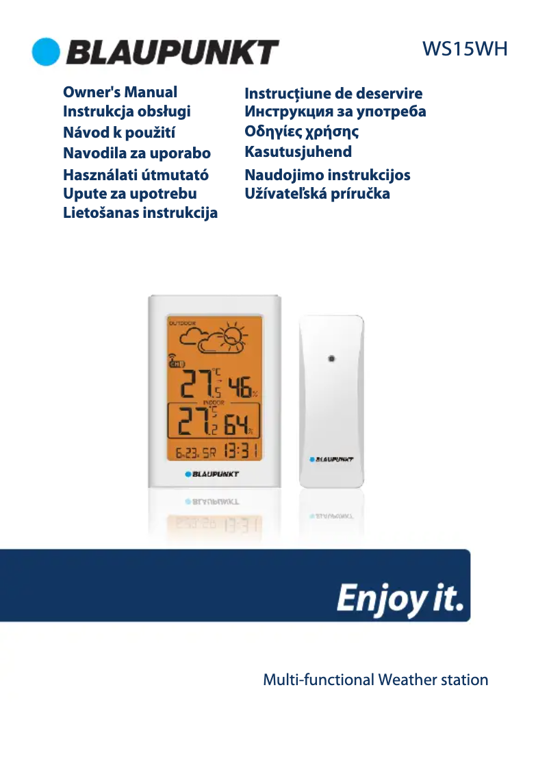 Página 1 del manual Manual de usuario Blaupunkt WS15WH