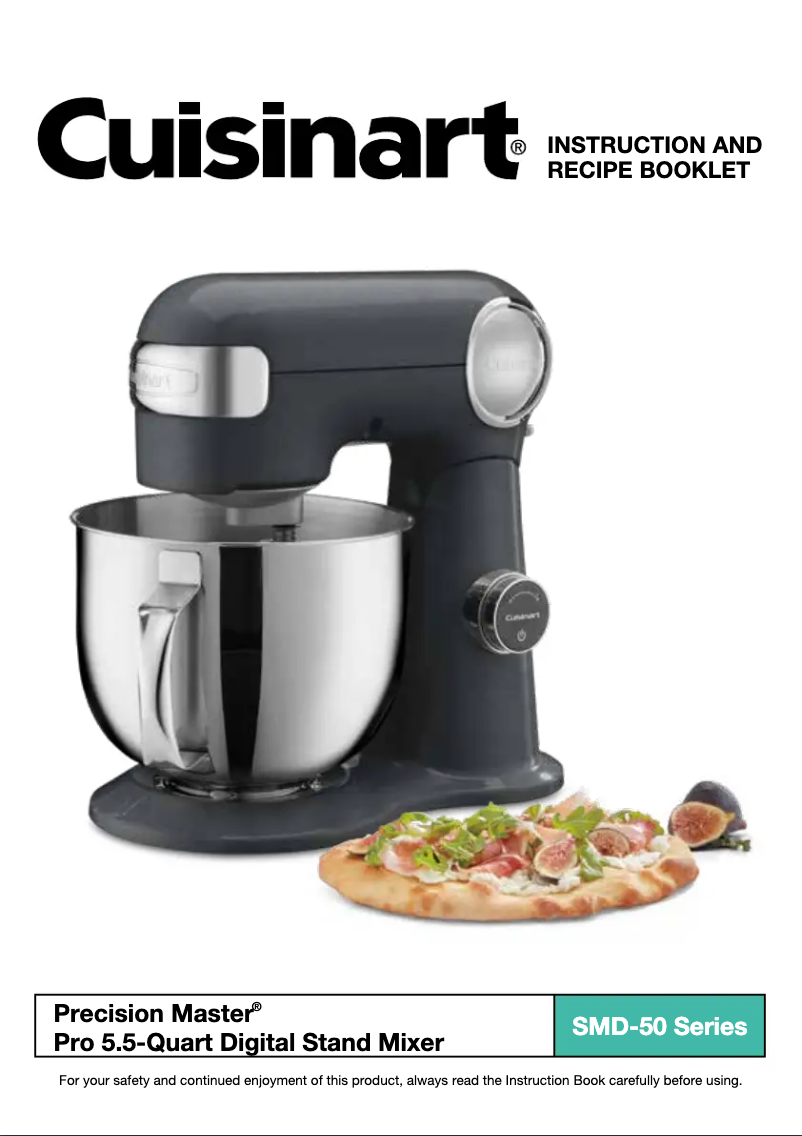 Page n°1 - Manuel utilisateur Cuisinart Precision Master Pro SMD-50