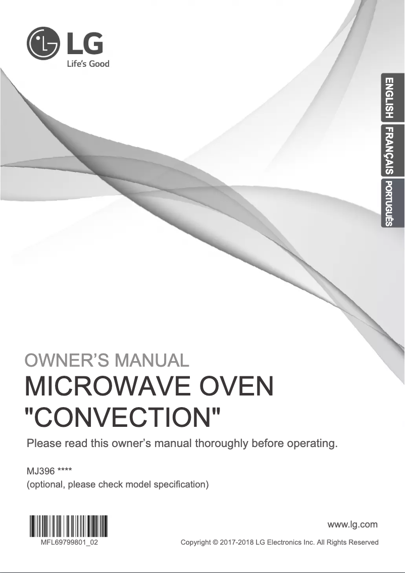 Página 1 del manual Manual de usuario LG MJ3965ACS