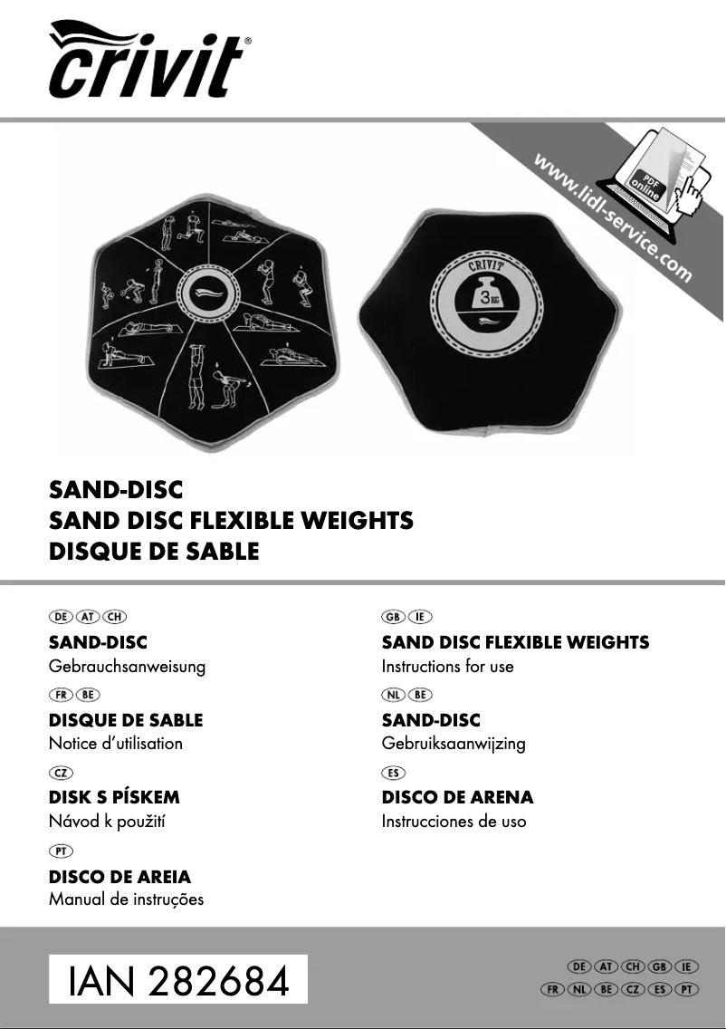 Page 1 de la notice Manuel utilisateur Crivit IAN 282684