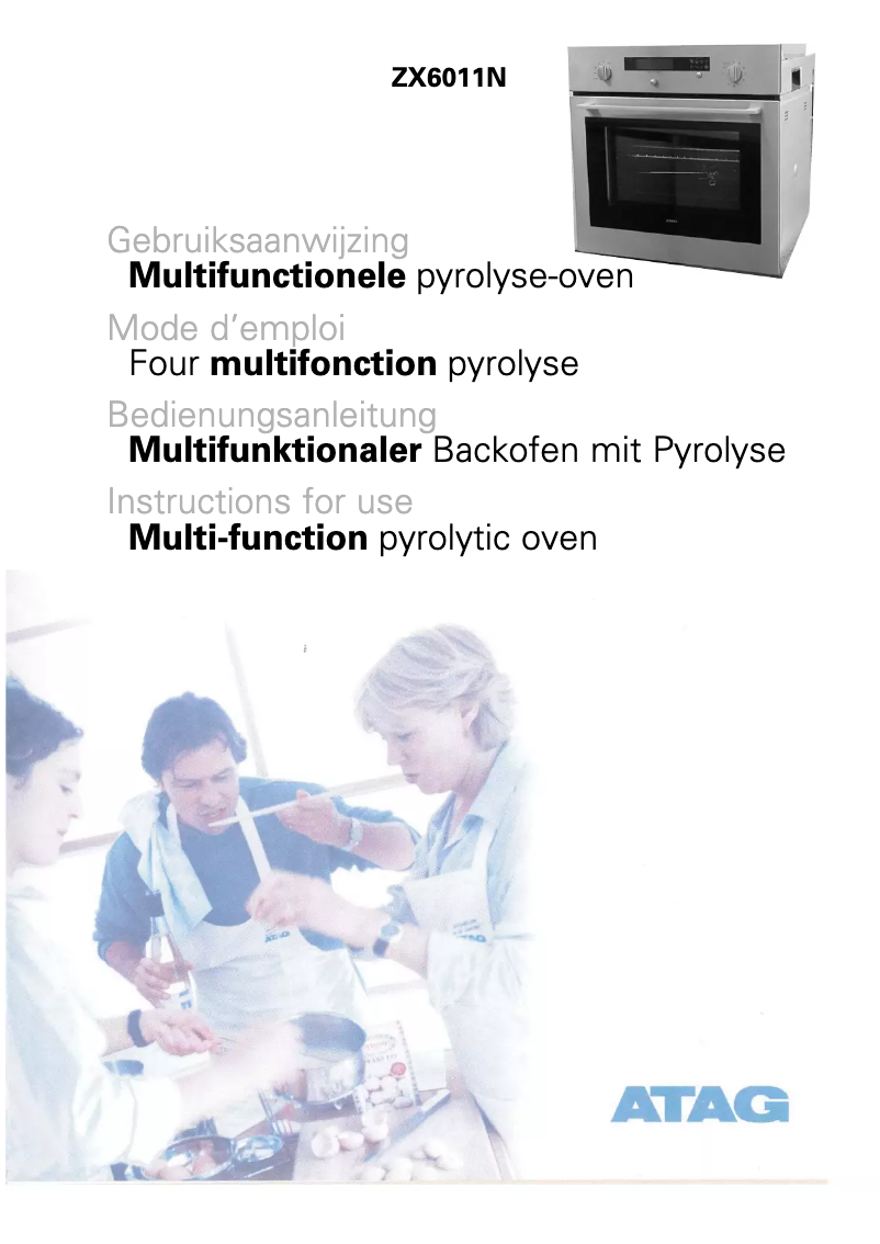 Image de la première page du manuel de l'appareil ZX6011N