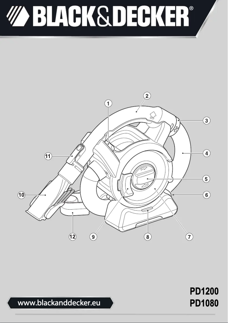 Image de la première page du manuel de l'appareil PD1200