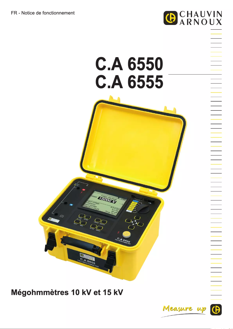 First page image of the manual for C.A 6555