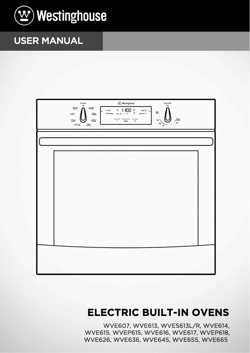 Page 1 de la notice Manuel utilisateur Westinghouse WVES613L