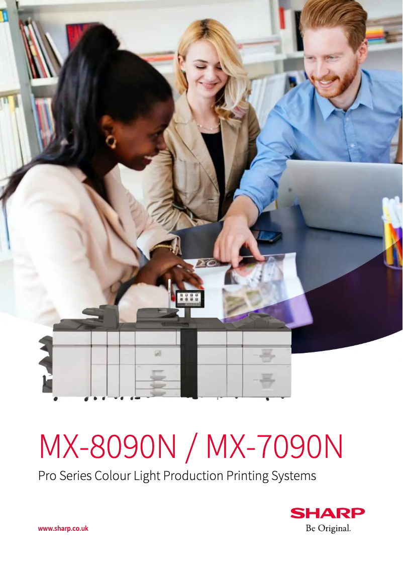 Page 1 de la notice Brochure Sharp MX-7090N