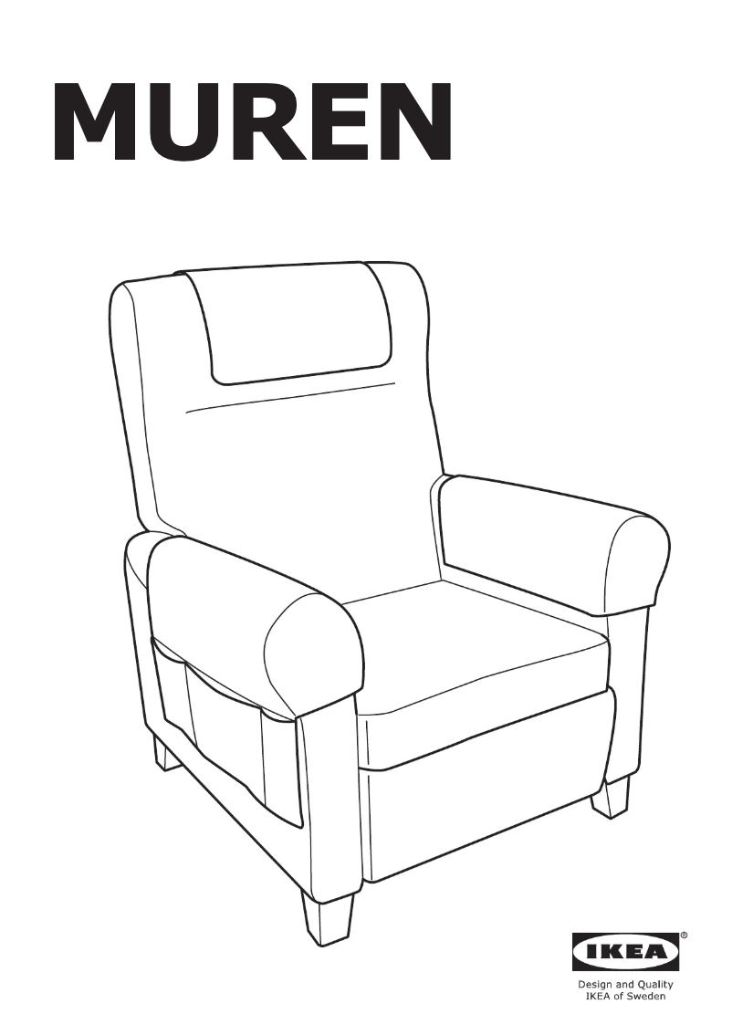 Page 1 de la notice Manuel utilisateur Ikea MUREN 304.385.56