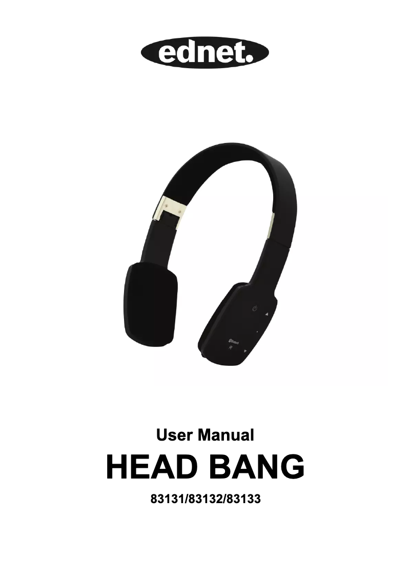 Page n°1 - Manuel utilisateur Ednet Head Bang 83133