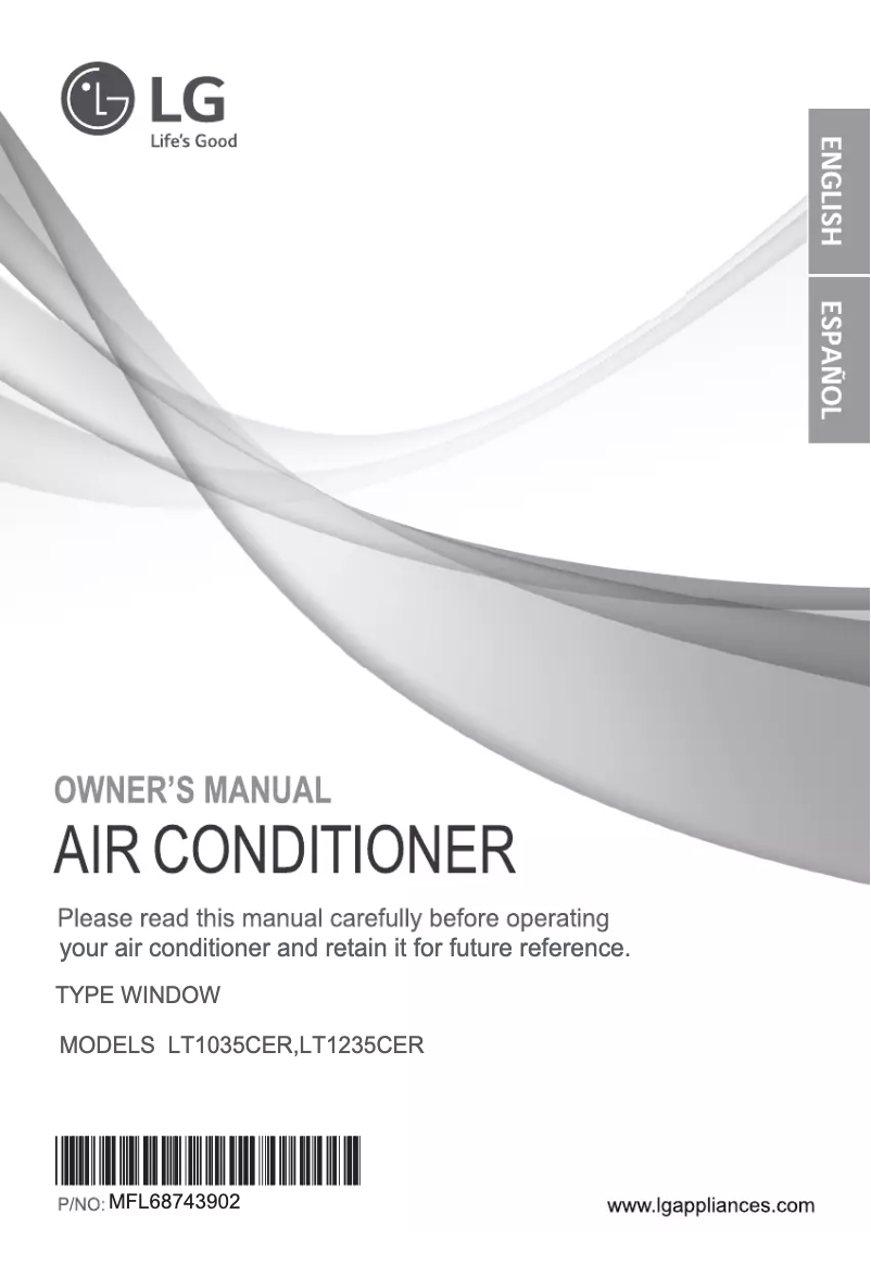 Page 1 de la notice Manuel utilisateur LG LT1235CER