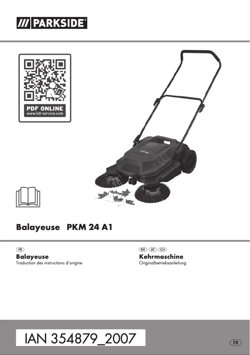 Image de la première page du manuel de l'appareil PKM 24 A1