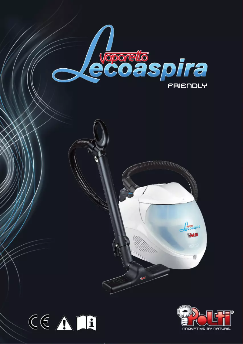 Page 1 de la notice Manuel utilisateur Polti Vaporetto Lecoaspira Friendly