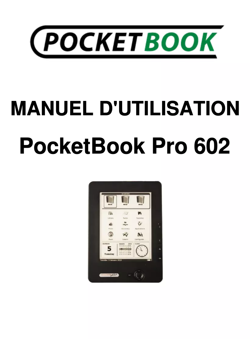Image de la première page du manuel de l'appareil Pro 602