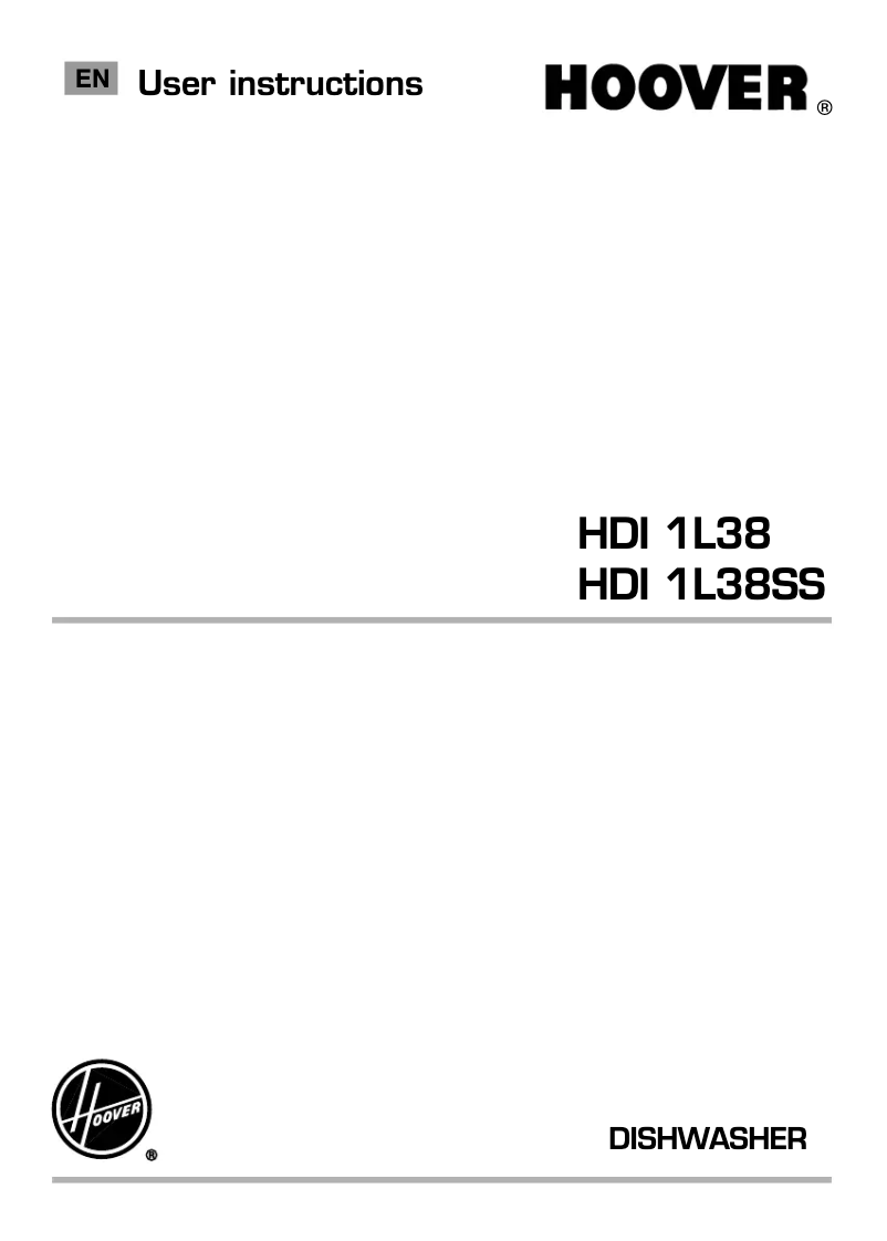 Page n°1 - Manuel utilisateur Hoover HDI 1L38-80