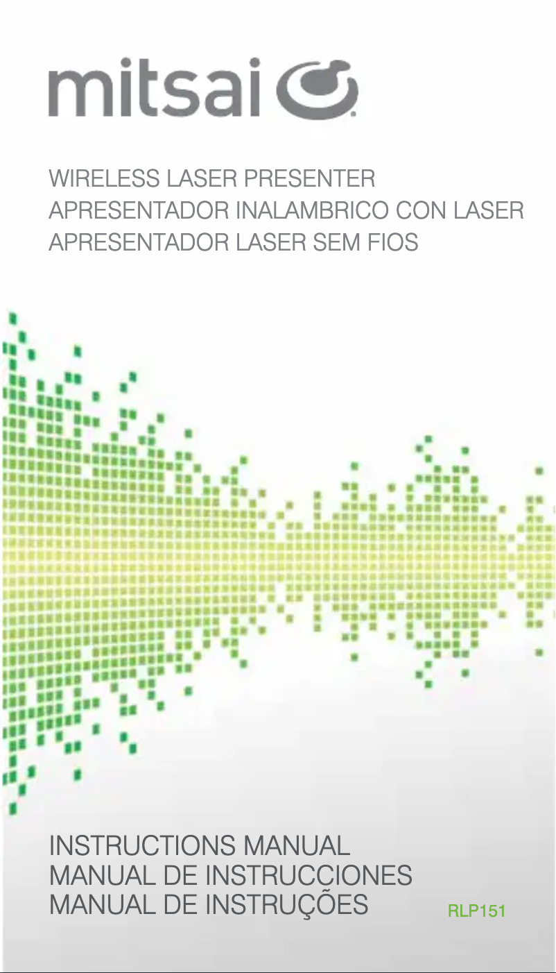 Page n°1 - Manuel utilisateur Mitsai RLP151