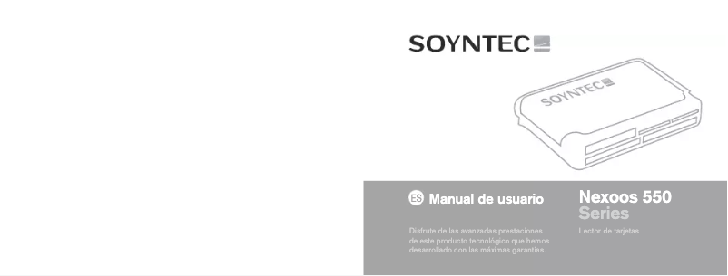 Page 1 de la notice Manuel utilisateur Soyntec Nexoos 550