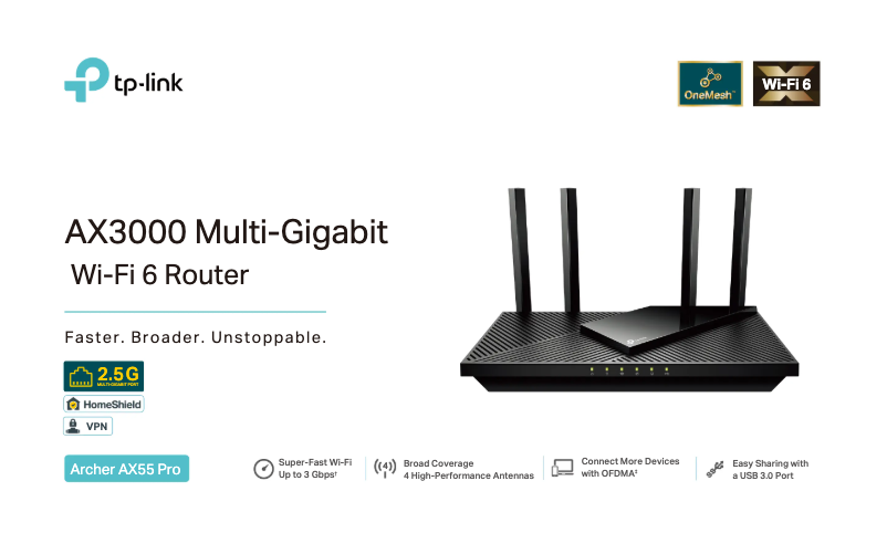 Página 1 del manual Guía de instalación TP-Link Archer AX55 Pro