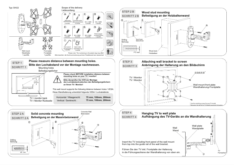 Page 1 de la notice Manuel utilisateur Ricoo S0422