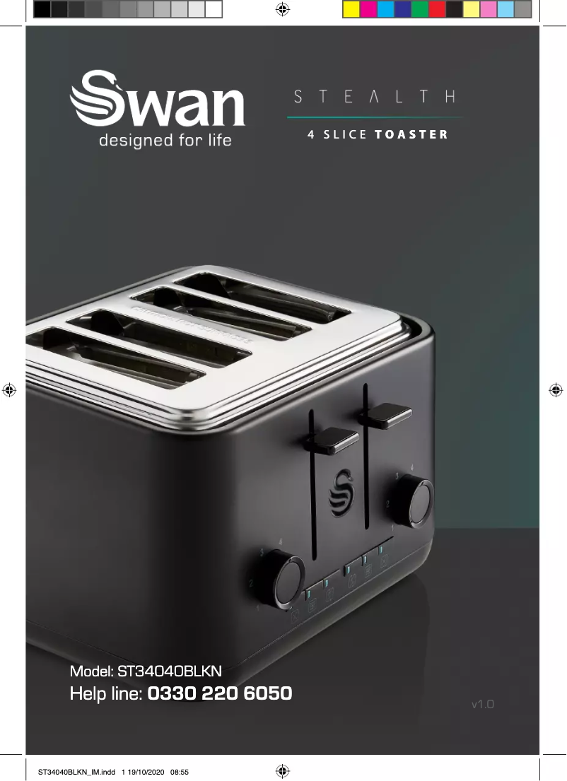 Image de la première page du manuel de l'appareil ST34040BLKN