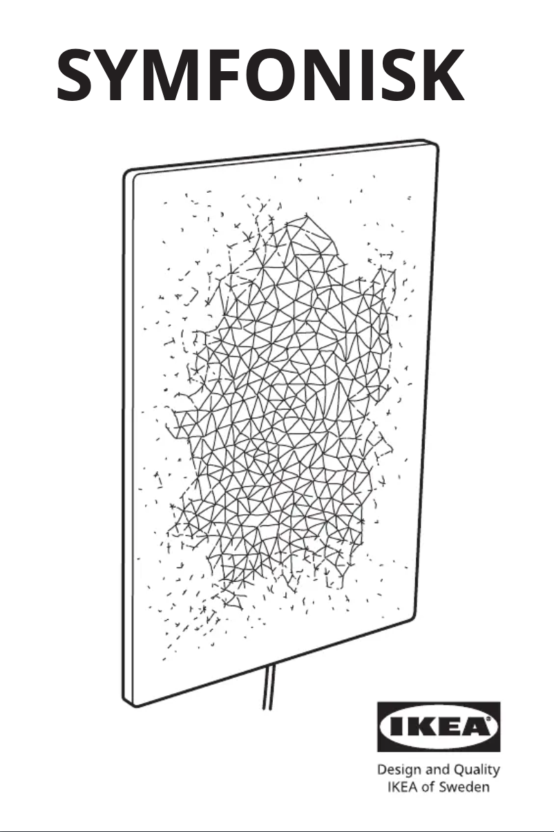 Page 1 de la notice Manuel utilisateur Ikea SYMFONISK 404.873.20