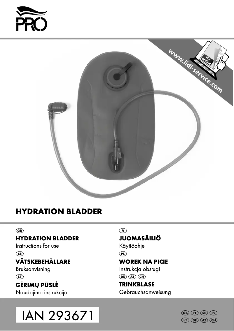 Page n°1 - Manuel utilisateur Crivit IAN 293671