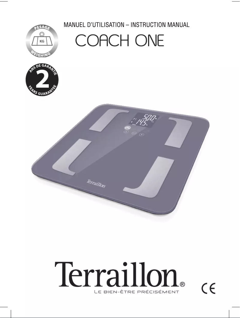 Image de la première page du manuel de l'appareil Coach One