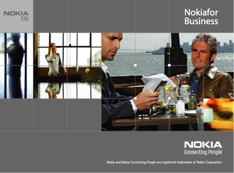 Page 1 de la notice Manuel utilisateur Nokia E50-1 W