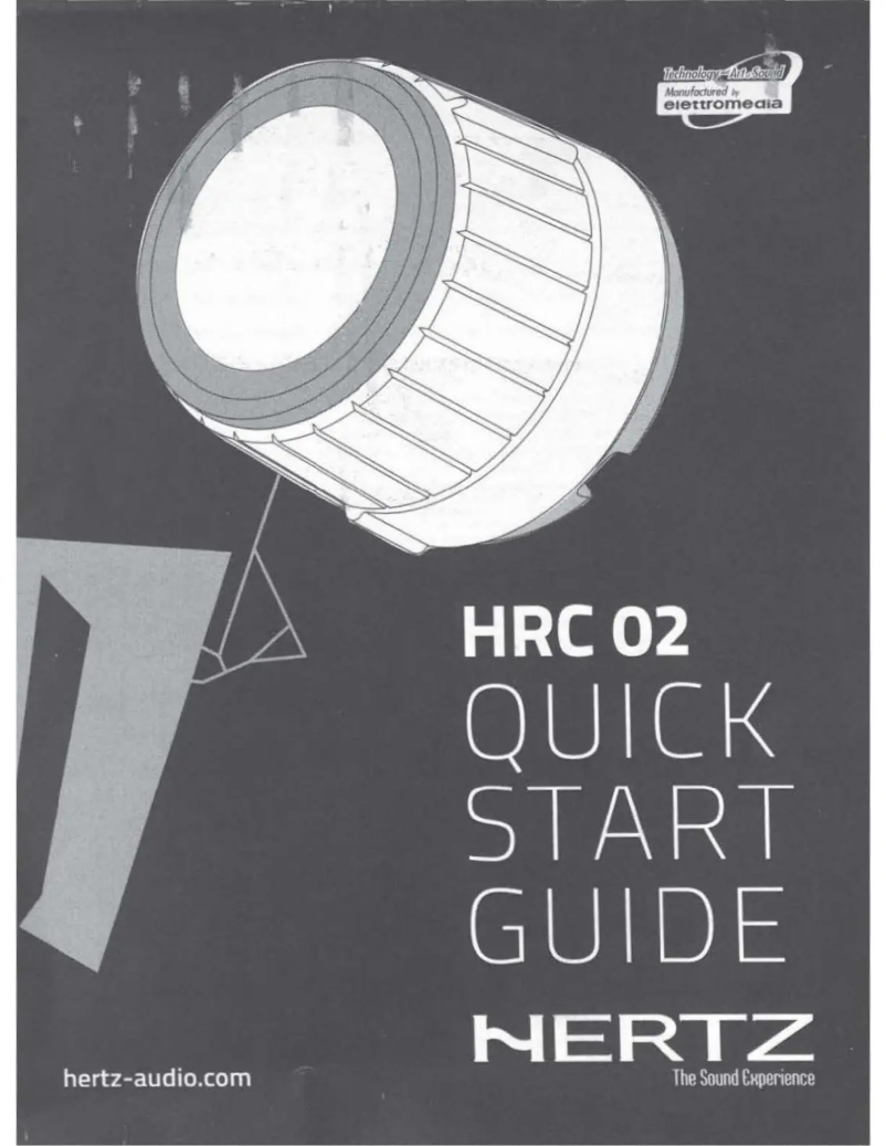 Page 1 de la notice Manuel utilisateur Hertz HRC 02