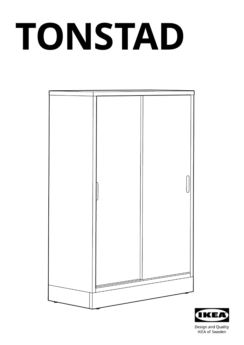 Image de la première page du manuel de l'appareil TONSTAD 005.569.85