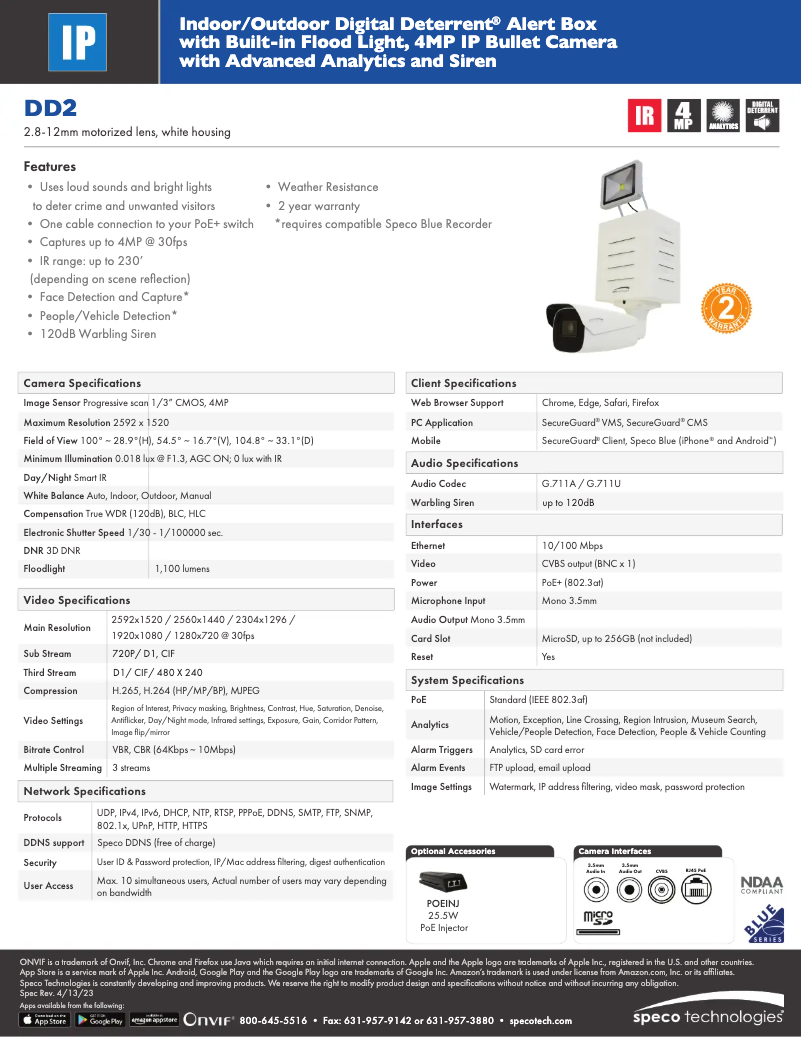 Image de la première page du manuel de l'appareil DD2