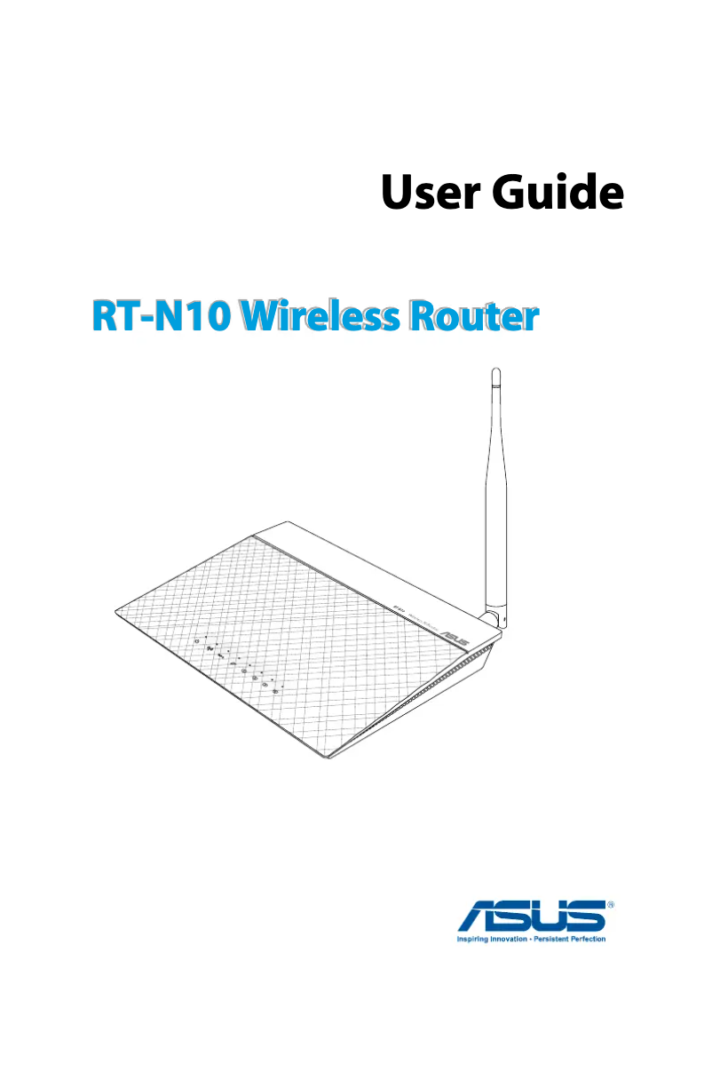 Page 1 de la notice Manuel utilisateur Asus RT-N10 D1