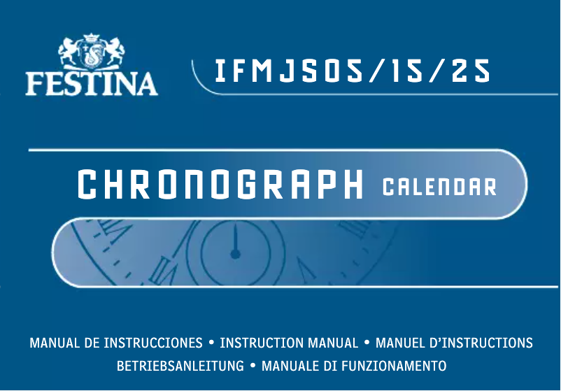 Page 1 de la notice Manuel utilisateur Festina F16678