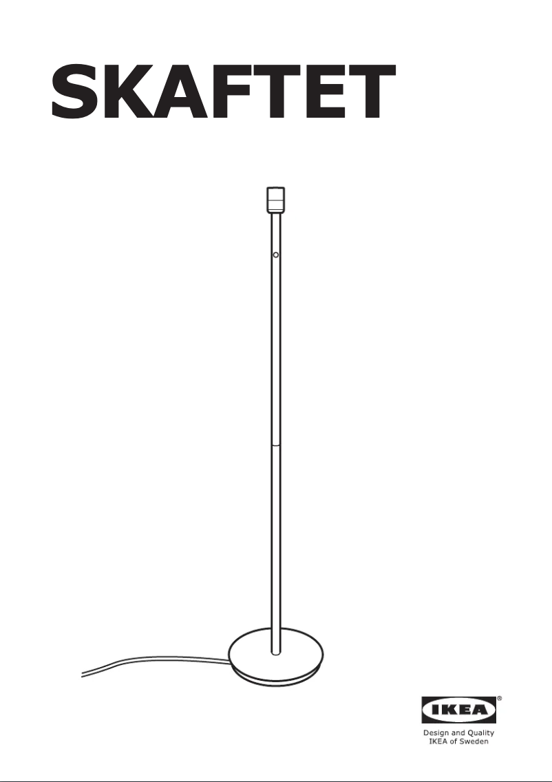 Image de la première page du manuel de l'appareil SKAFTET 404.055.36