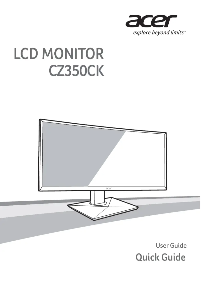 Page n°1 - Manuel utilisateur Acer CZ350CK