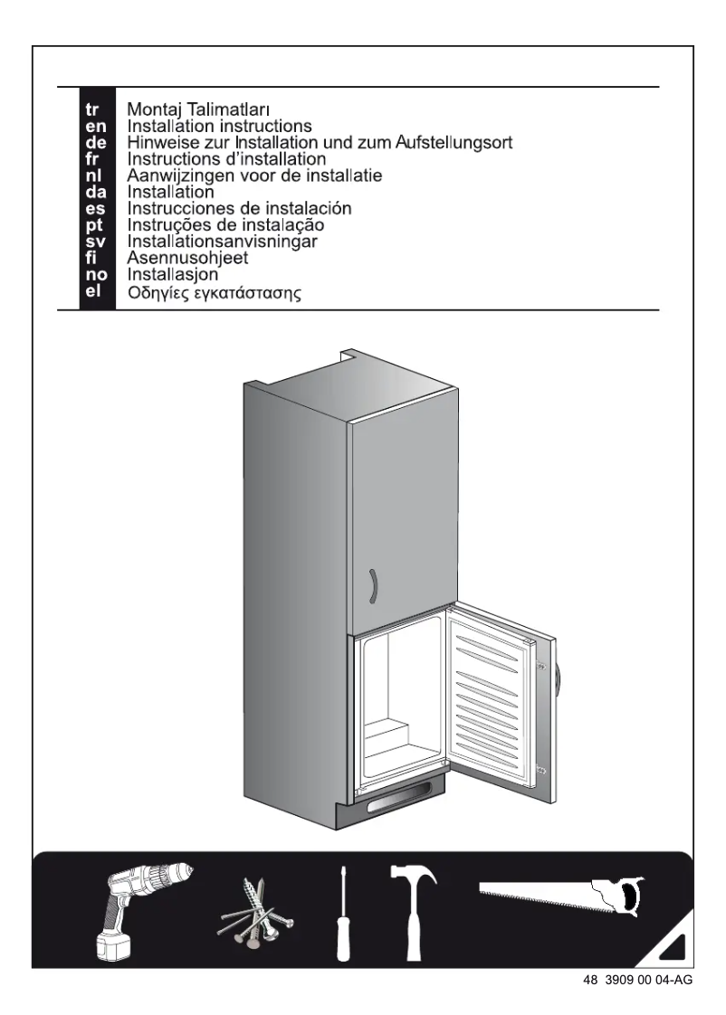 Page 1 de la notice Guide d'installation Beko B 1751