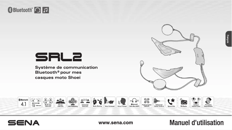 Page n°1 - Manuel utilisateur Sena SRL2